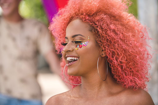 Carnival - Celebration Event, Glitter, Traveling Carnival, Make-Up, Eye