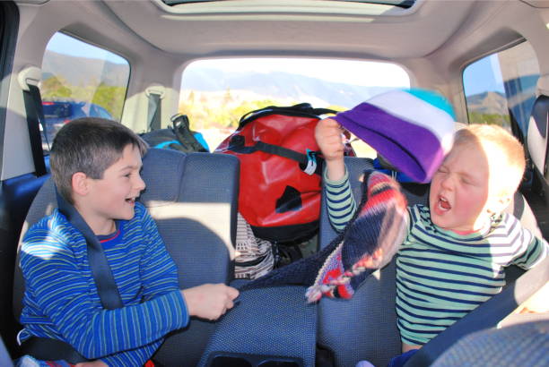 istock Car Travel with Children 1129769918