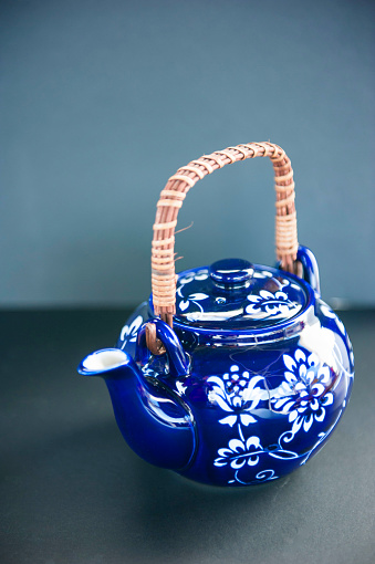 Traditional and colorful teapot