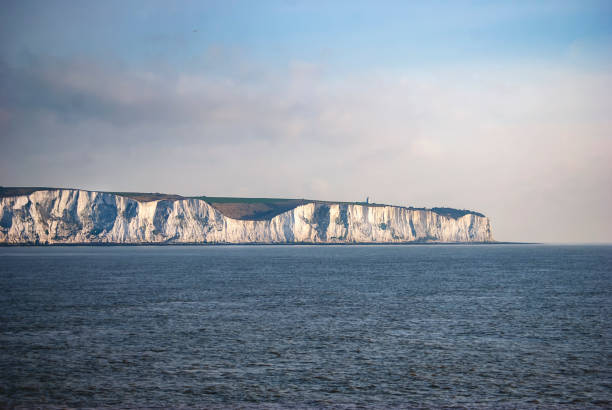 The white cliffs of Dover in Kent, England