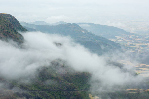 etiopia: chmury nad wyżynami - ethiopian highlands zdjęcia i obrazy z banku zdjęć