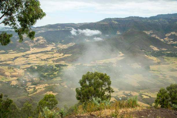 etiopia: chmury nad wyżynami - ethiopian highlands zdjęcia i obrazy z banku zdjęć