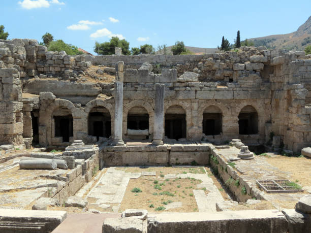 istock ancient dwelling  with a swimming pool 1129784605