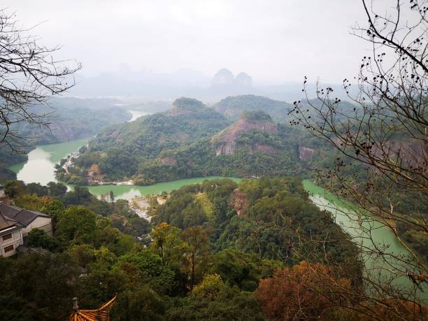 istock Danxia Mountain karst scenery landscape, Guangdong province,  China 1129788035