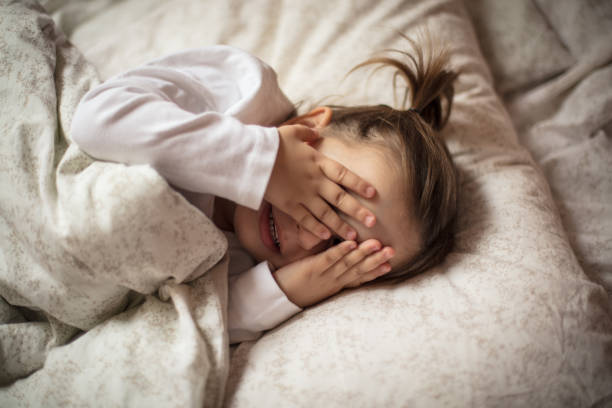 istock Do not wake me I want to sleep. 1129789908