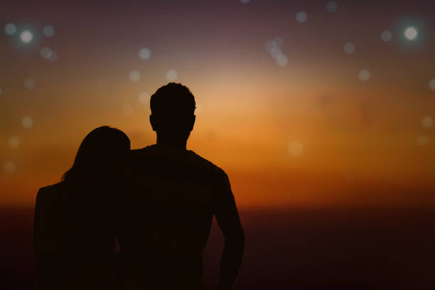 Couple under the Milky way stars. My astronomy work.