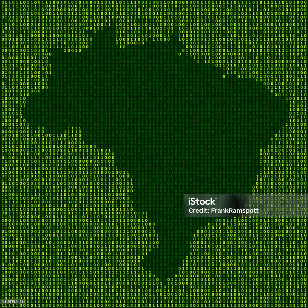 Forest Brazil Map Binary Numbers Vector Pattern Stock Illustration ...