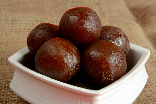 istock Indian sweet Gulab jamun or Gulab jam 1129794580