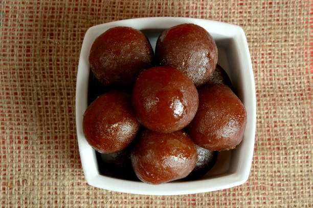 istock Indian sweet Gulab jamun or Gulab jam 1129794601