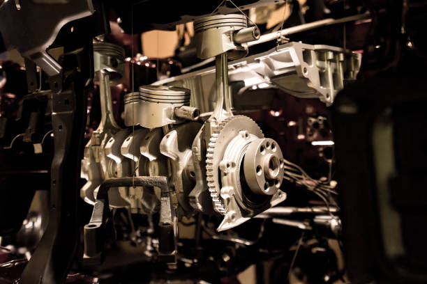 istock spare parts of engine in industry 1129794891