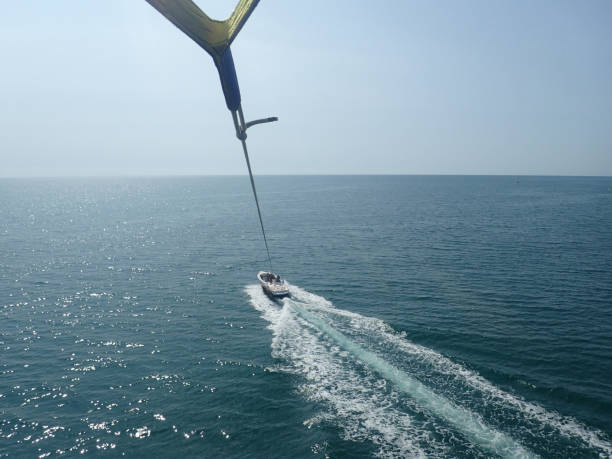 istock Parasailing over the Black Sea 1129798290