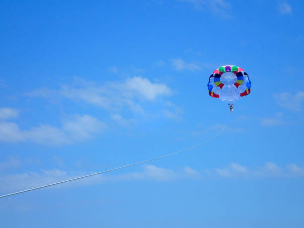 istock Colourful parasail parachute 1129798295