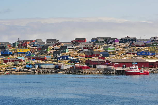 istock Settlement in Greenland. 1129798314
