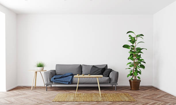 istock modern living room interior design. 1129802411