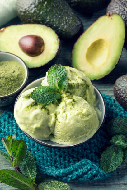 istock Vegan Avacado Ice Cream 1129803732
