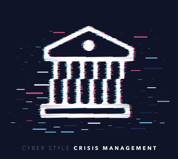 кризис управления глюк эффект вектор значок иллюстрация - legal failure stock illustrations