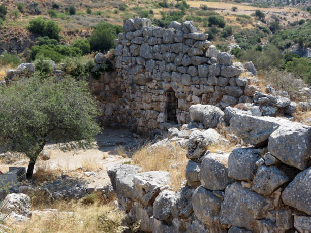 istock Mycenae, ancient ruins do not spare time 1129804983