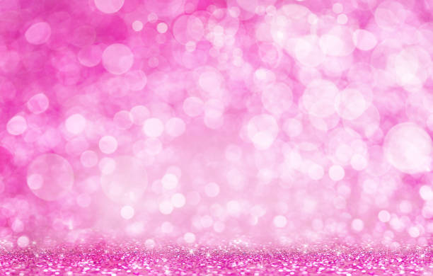 istock Valentine's Day. Bright pink light Bokeh effect. Holiday Background. 1129805240