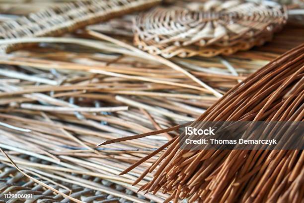 Basket Stock Photo - Download Image Now - Basket Weaving, Photography, Art And Craft