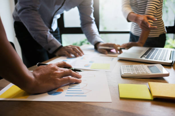 istock ceo founder business team discussing on project 1129807896