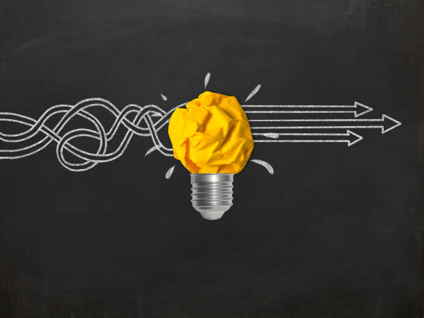 istock Different idea light bulb success change inspiration crumpled paper 1129808957