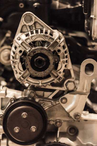 istock spare parts of engine in industry 1129809581