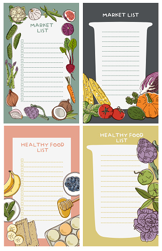 Vegetable Notelets Cute Fresh Fruit Vegetables Notebook Diary Notepad Stationery Stock ...