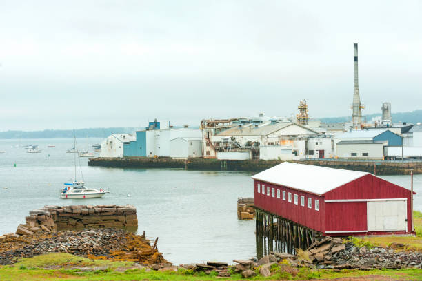istock Rockland harbor in Maine 1129812254
