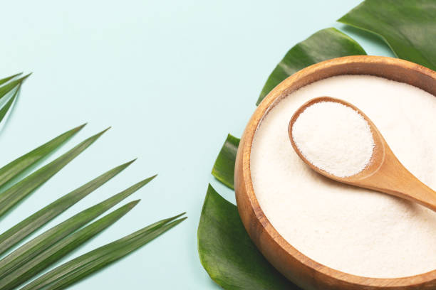 istock Spoon of powder collagen 1129812284
