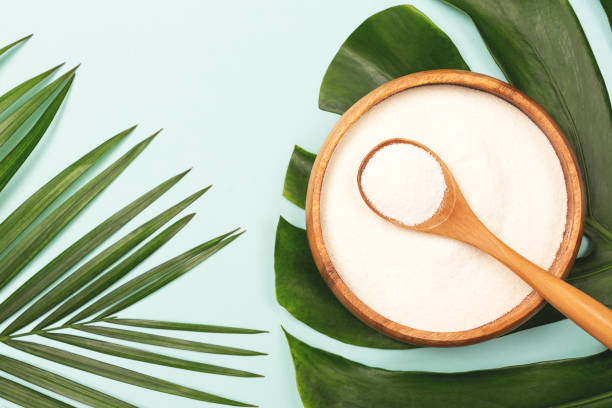 istock Spoon of powder collagen 1129812313