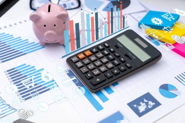 istock finance documents digital graph finance with social network diagram Financing Accounting 1129813915