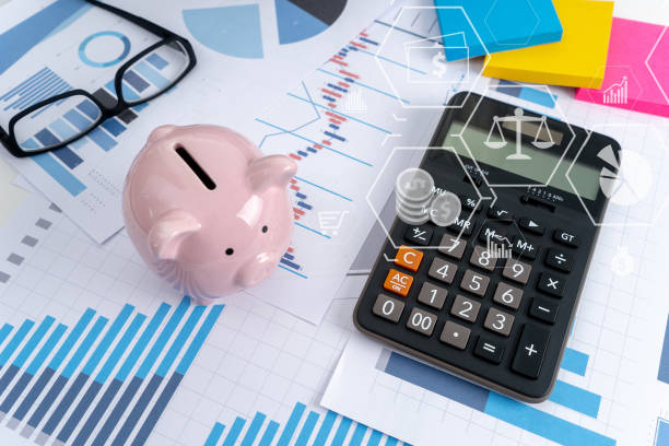 istock finance documents digital graph finance with social network diagram Financing Accounting 1129813921
