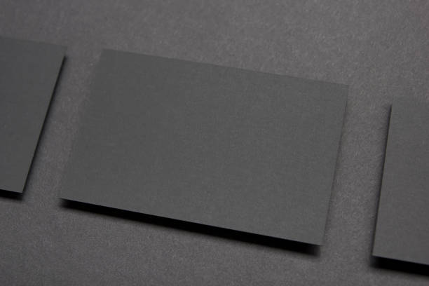 istock Business cards blank. Mockup on color background. Flat Lay. copy space for text 1129816406