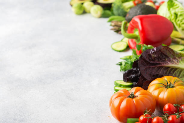 istock Fresh raw ingredients for salad 1129818023
