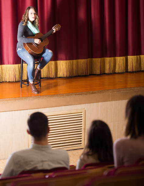 istock Spectators on a guitar concert 1129822259