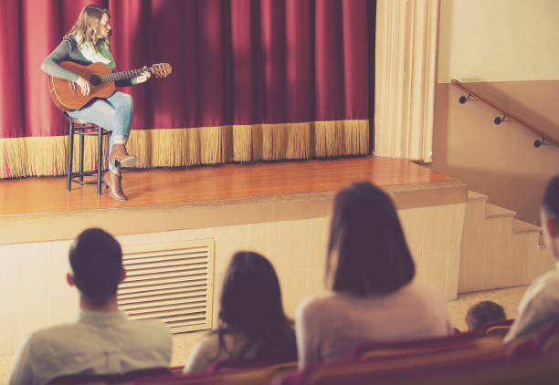 istock Numerous audience on a guitar concert 1129822265