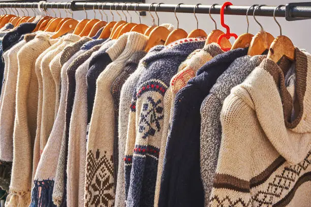 Hand-knitted sweaters from Madeira