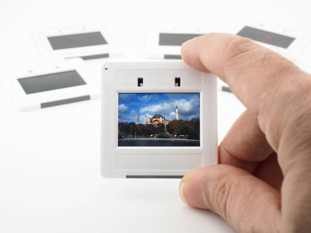istock Hagia Sophia in film slide frame 1129824296
