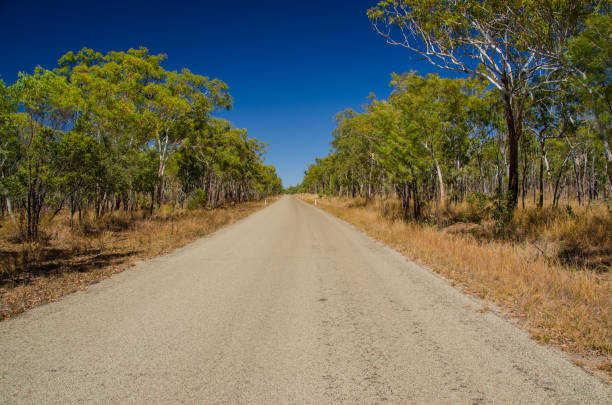 istock Street in the Outback, Qld., Australia 1129831307