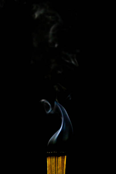 istock Matches, flame, burn, smoke and silhouette 1129838590