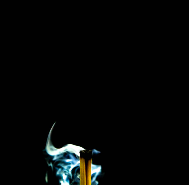 istock Matches, flame, burn, smoke and silhouette 1129838625