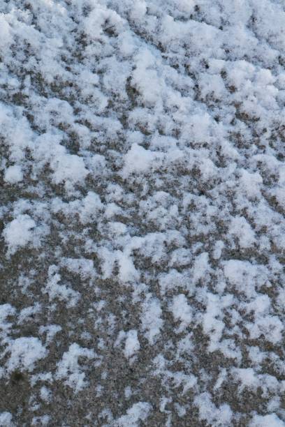 istock Close up of snow texture 1129841371