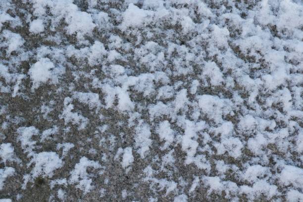 istock Close up of snow texture 1129841373
