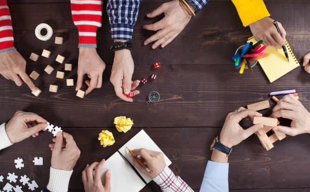 istock Business people organizing business strategy 1129844547