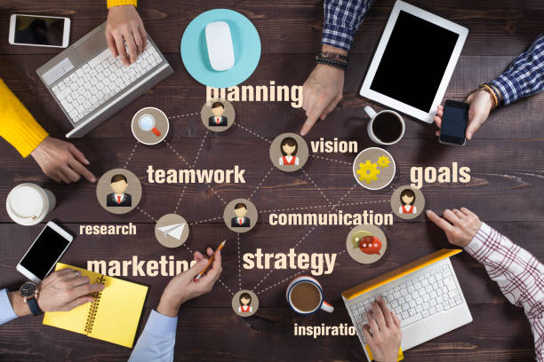 istock Marketing Commercial Advertising Plan Concept 1129845056