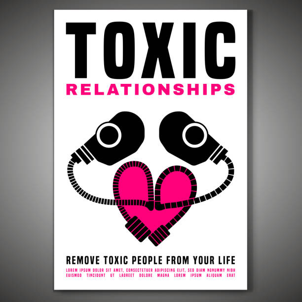 ilustrações de stock, clip art, desenhos animados e ícones de toxic relationships posster - white background guilt worried portrait