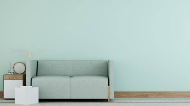 istock The Inerior Relax space in condominium - 3d rendering 1129851865