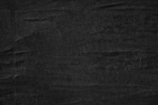 Dark black blank paper backgrounds creased crumpled surface old torn ripped posters grunge textures placard