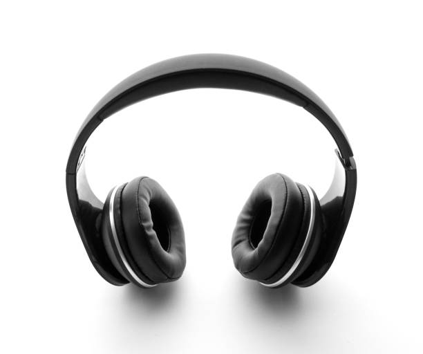 fone de ouvido bluetooth em branco - technologie - fotografias e filmes do acervo