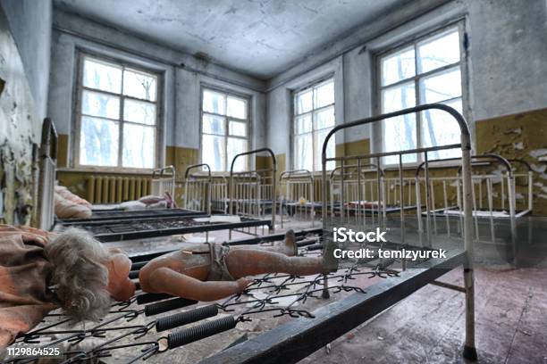 Abandoned Kindergarten Stock Photo - Download Image Now - Chornobyl, Ukraine, Doll